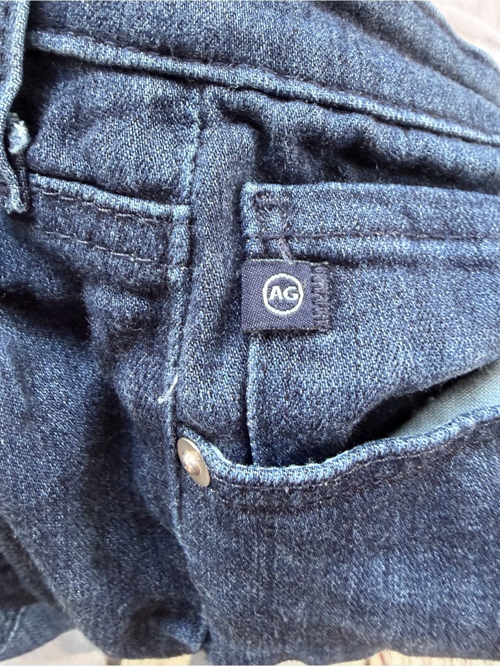 Ag Adriano Goldschmied Dark Blue Skinny Jeans - Picture 7 of 12